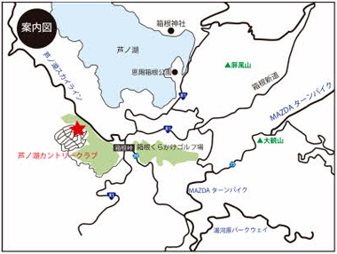 別荘地現地案内図